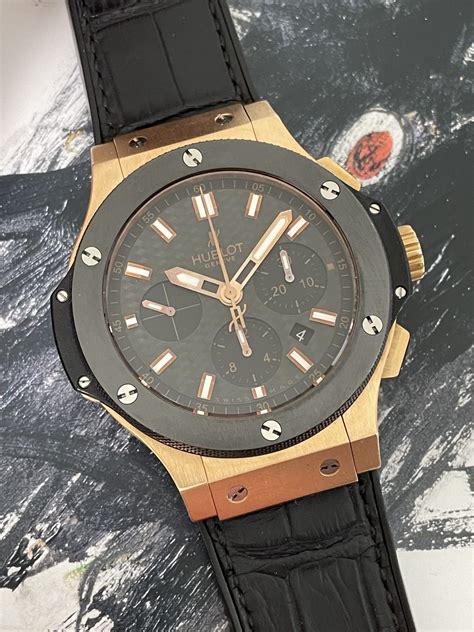 hublot big bang ceramic rose gold 44mm|Hublot big bang original gold.